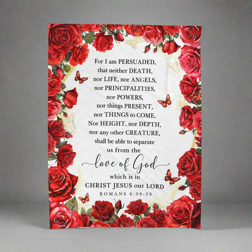 Romans 8:38-39 Blanket