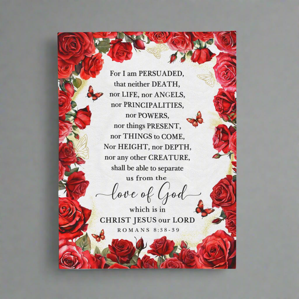 Romans 8:38-39 Blanket