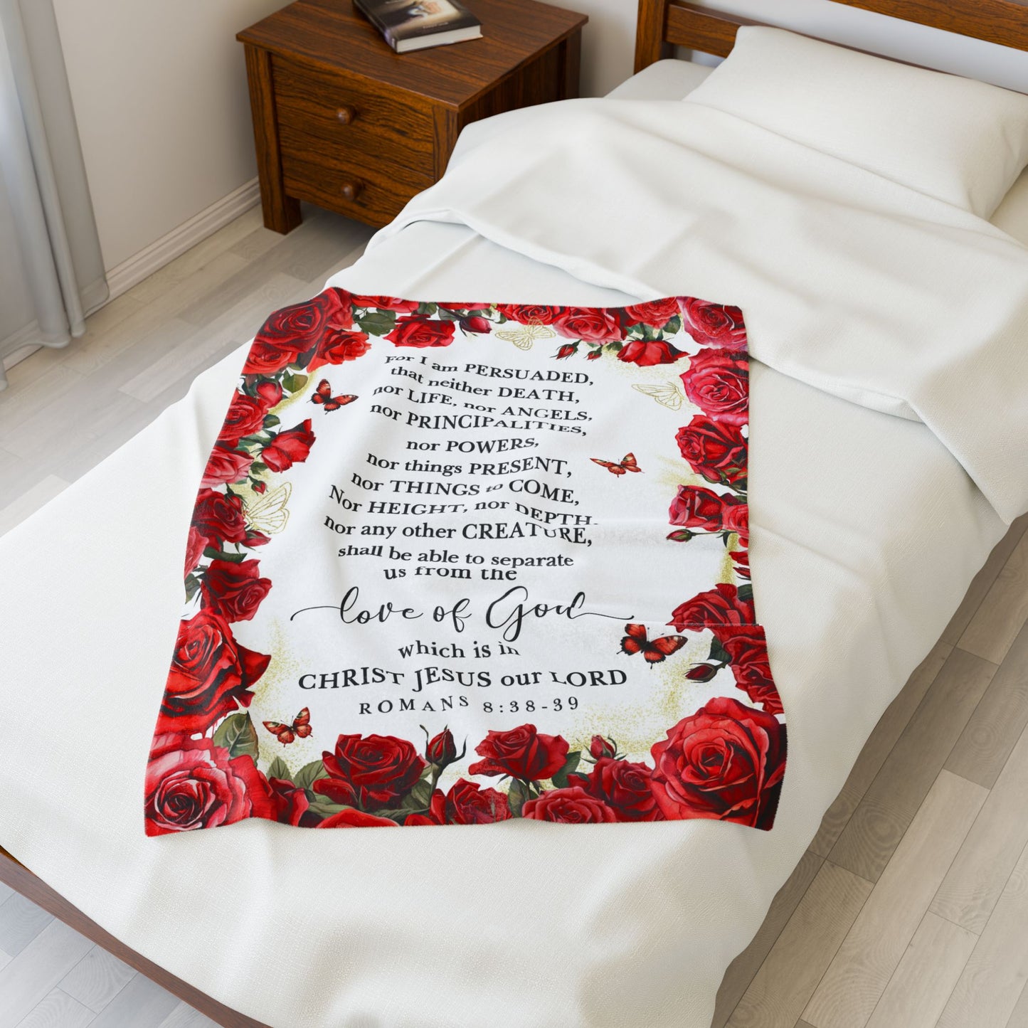 Romans 8:38-39 Blanket