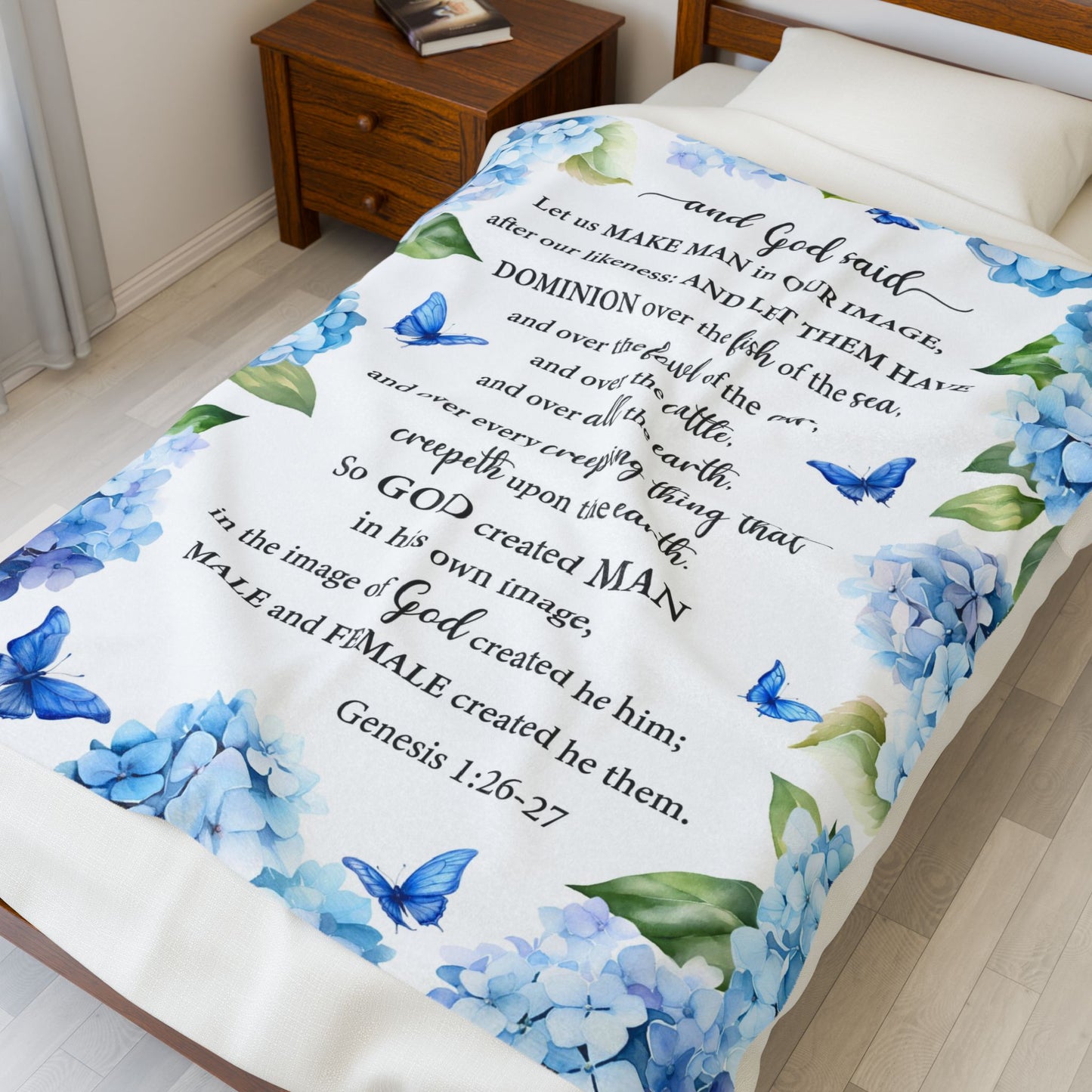 Genesis 1:26-27 Blanket