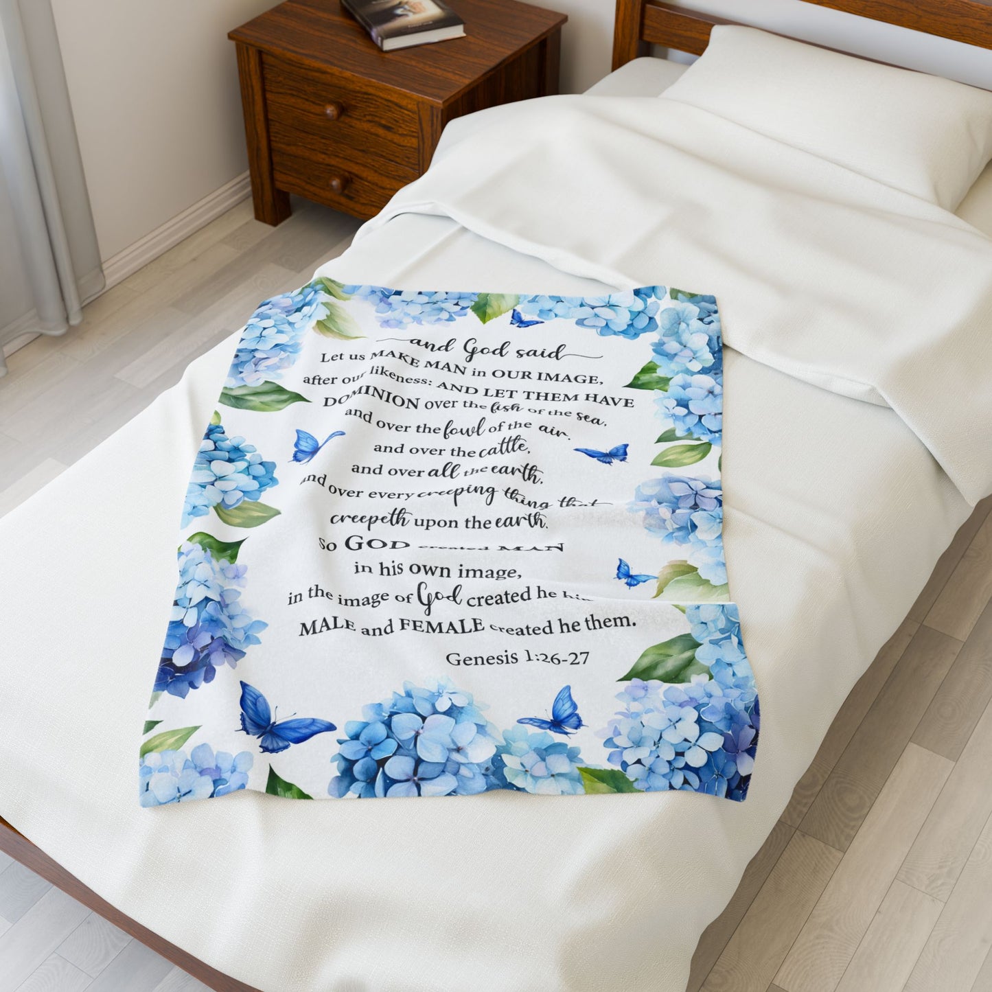 Genesis 1:26-27 Blanket