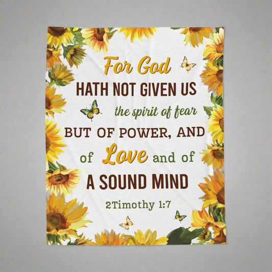 2Timothy1:7 Blanket