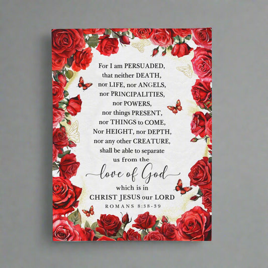 Romans 8:38-39 Blanket