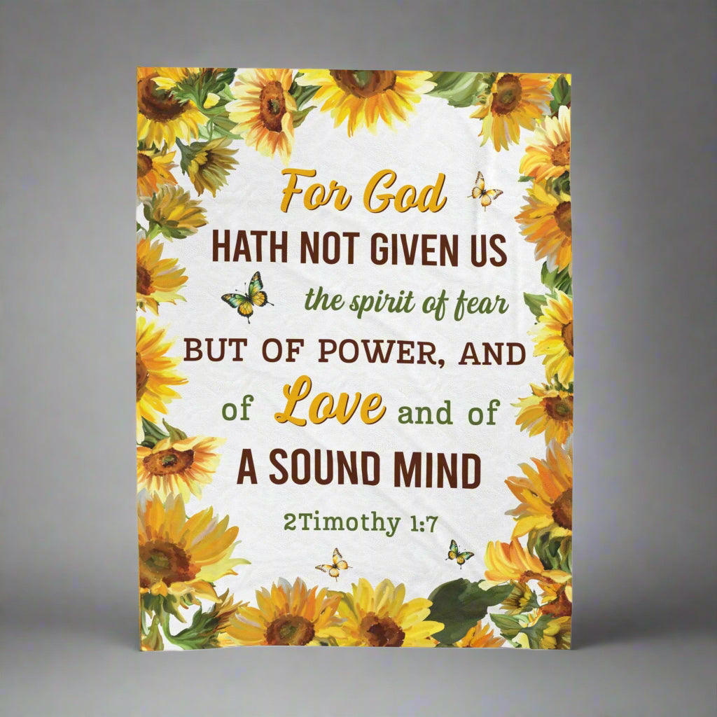 2Timothy1:7 Blanket